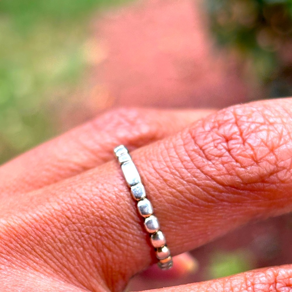 925 Sterling Silver Band Ring - Picture 3 of 5